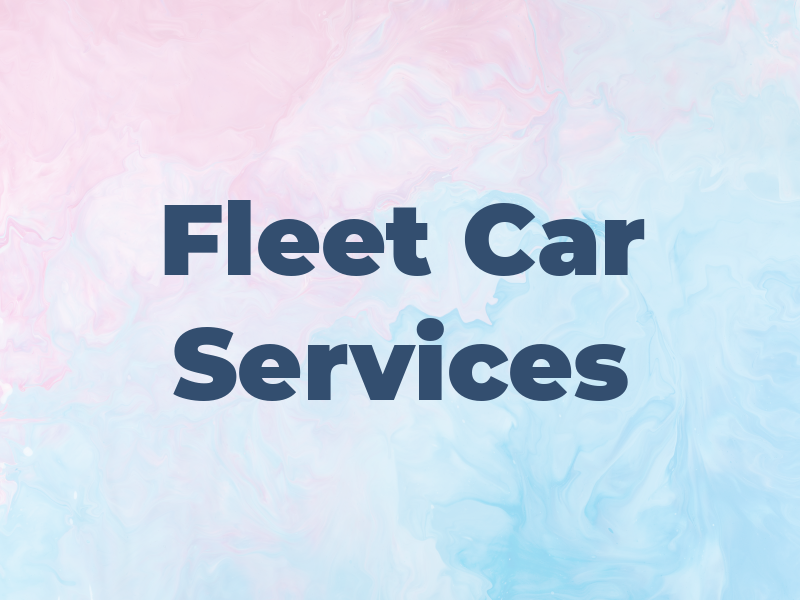 Fleet Car Services