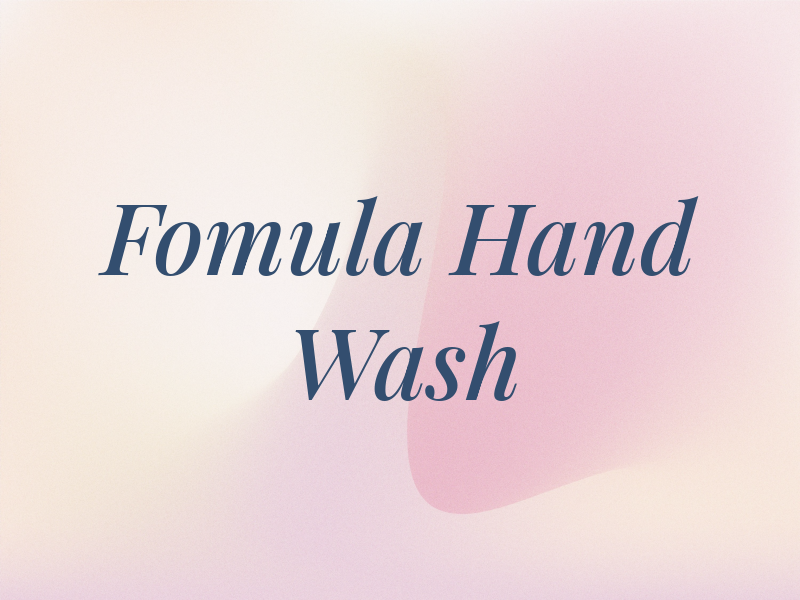 Fomula Hand Car Wash