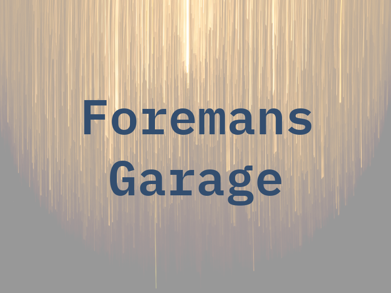 Foremans Garage
