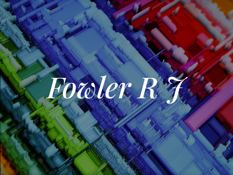 Fowler R J