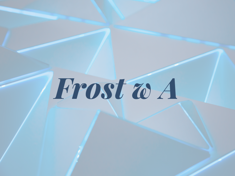 Frost w A