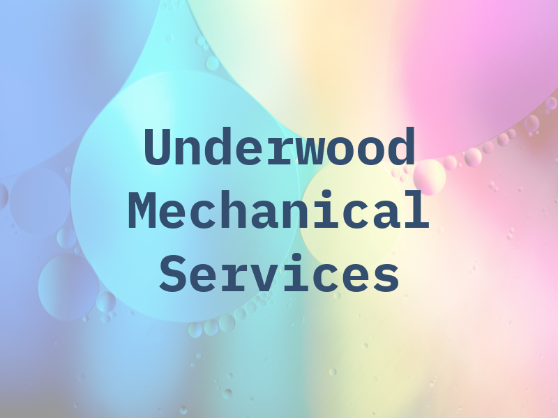 G A Underwood Mechanical Services