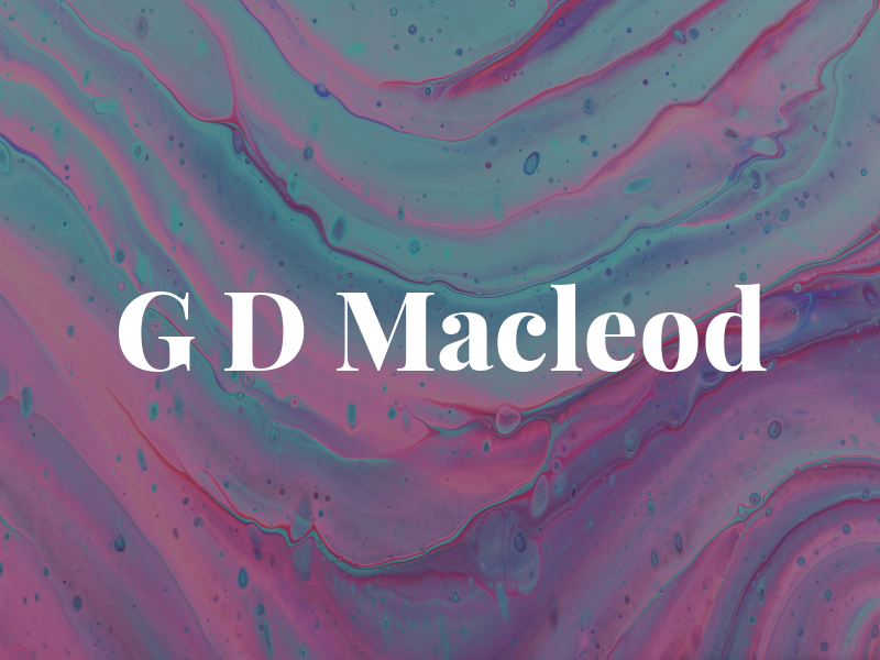 G D Macleod