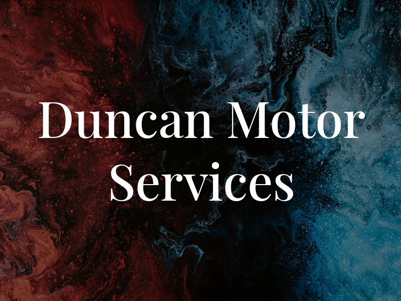 G Duncan Motor Services