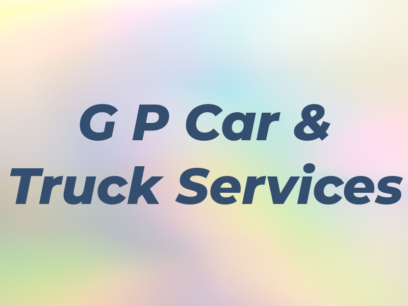 G P Car & Truck Services