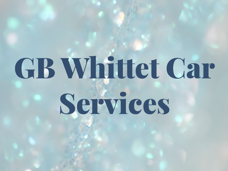 GB Whittet Car Services