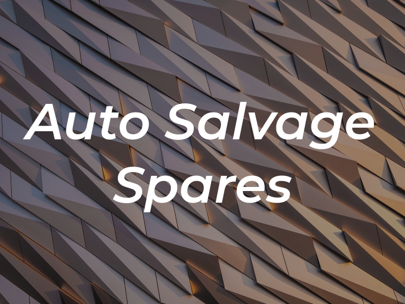 GSA Auto Salvage AND Spares