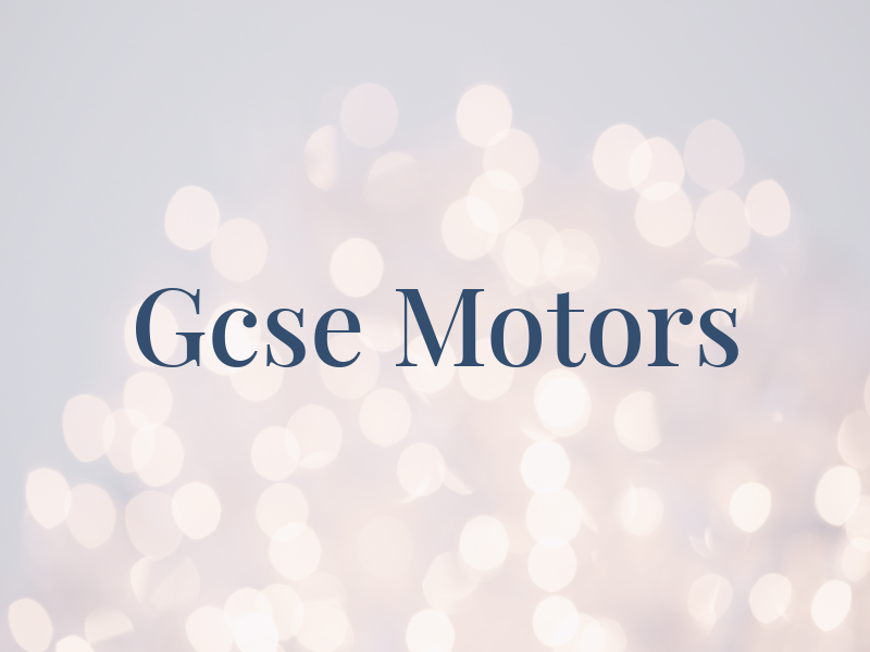 Gcse Motors
