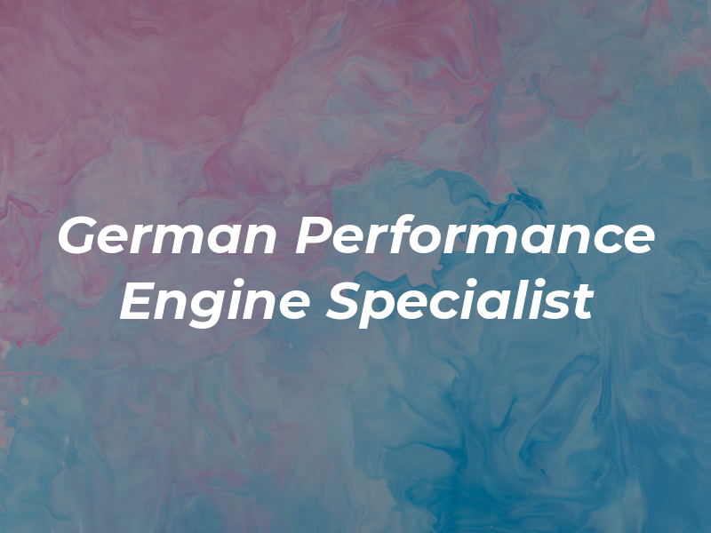 German Performance Engine Specialist