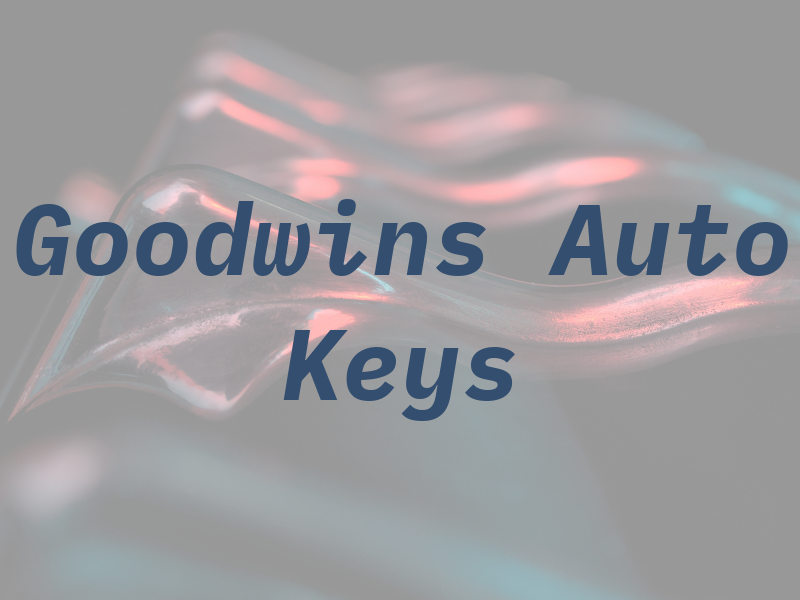 Goodwins Auto Keys