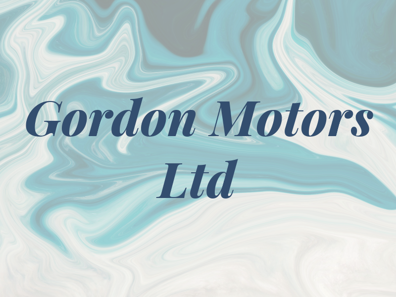 Gordon Motors Ltd