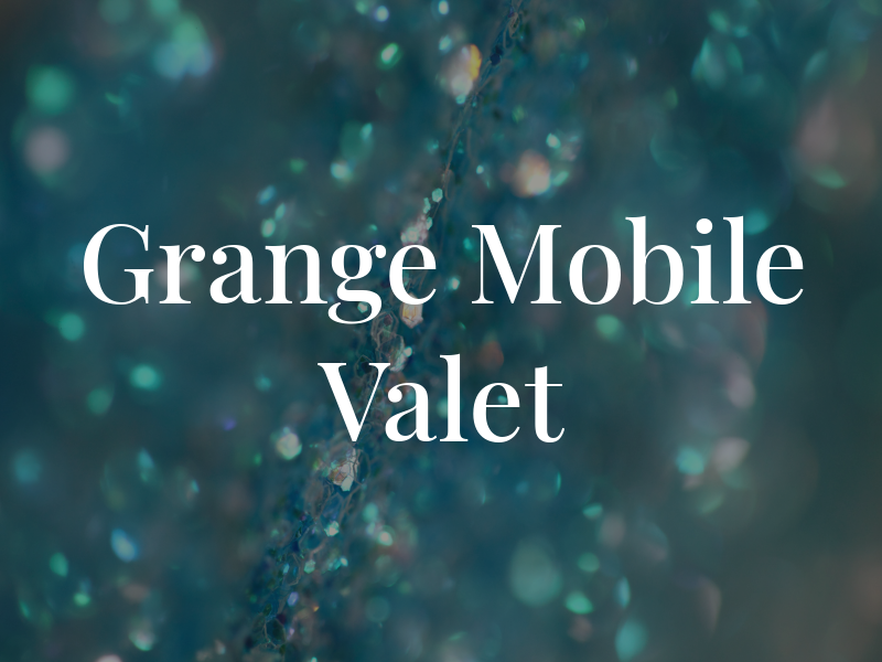 Grange Mobile Car Valet