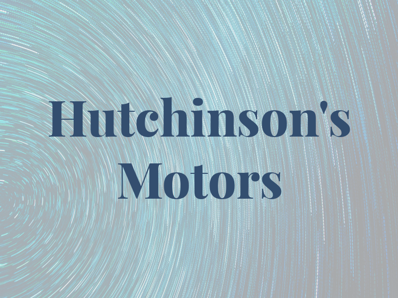 Hutchinson's Motors