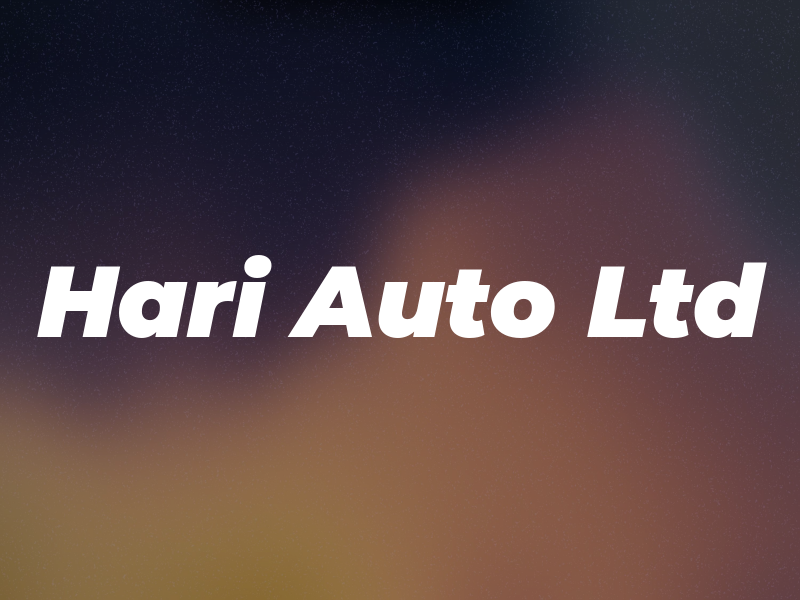 Hari Auto Ltd