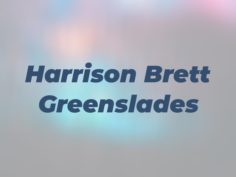 Harrison Brett Greenslades