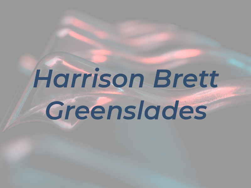 Harrison Brett Greenslades