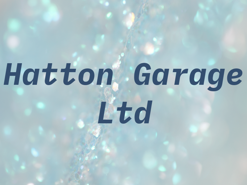 Hatton Garage Ltd