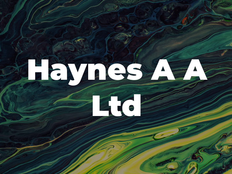 Haynes A A Ltd