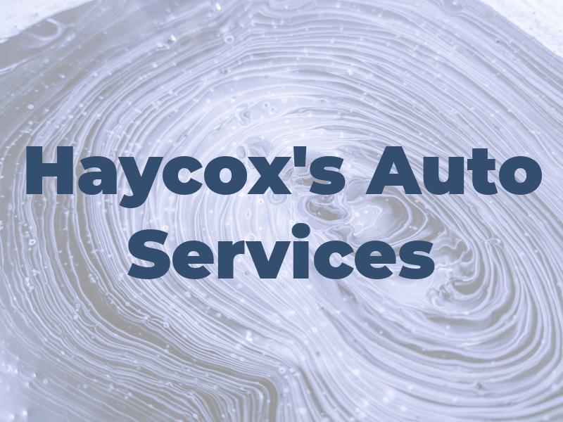 Haycox's Auto Services