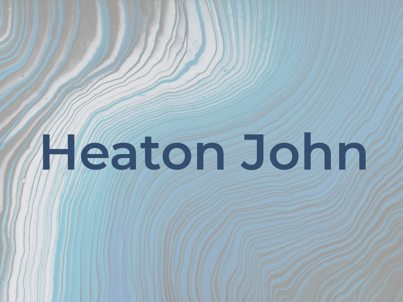 Heaton John