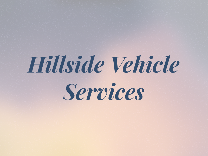 Hillside Vehicle Services Ltd