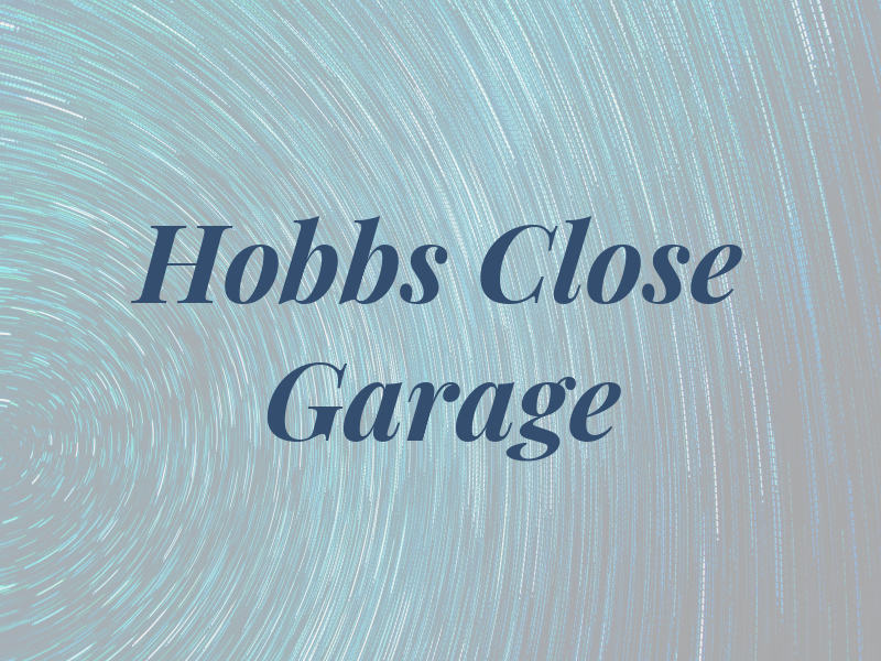 Hobbs Close Garage