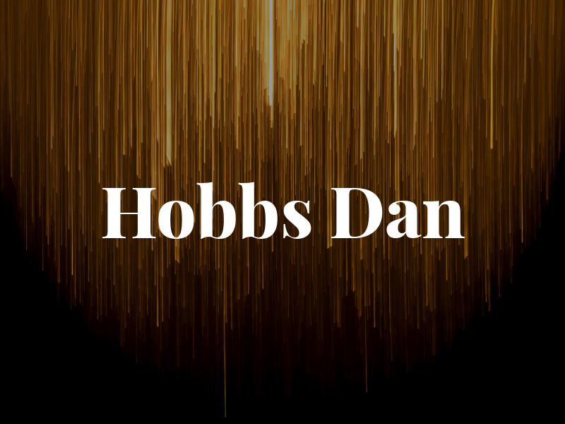 Hobbs Dan