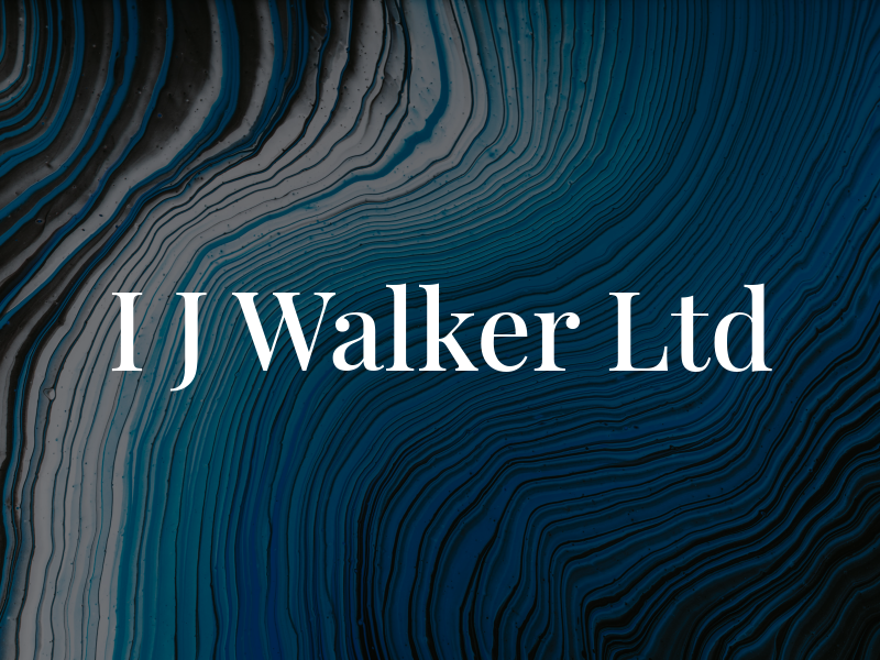 I J Walker Ltd