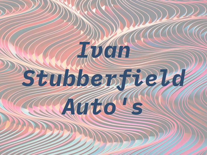 Ivan Stubberfield Auto's