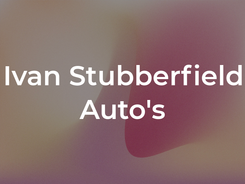 Ivan Stubberfield Auto's