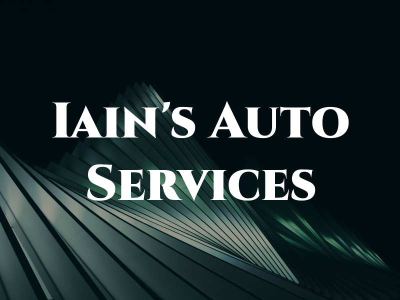 Iain's Auto Services