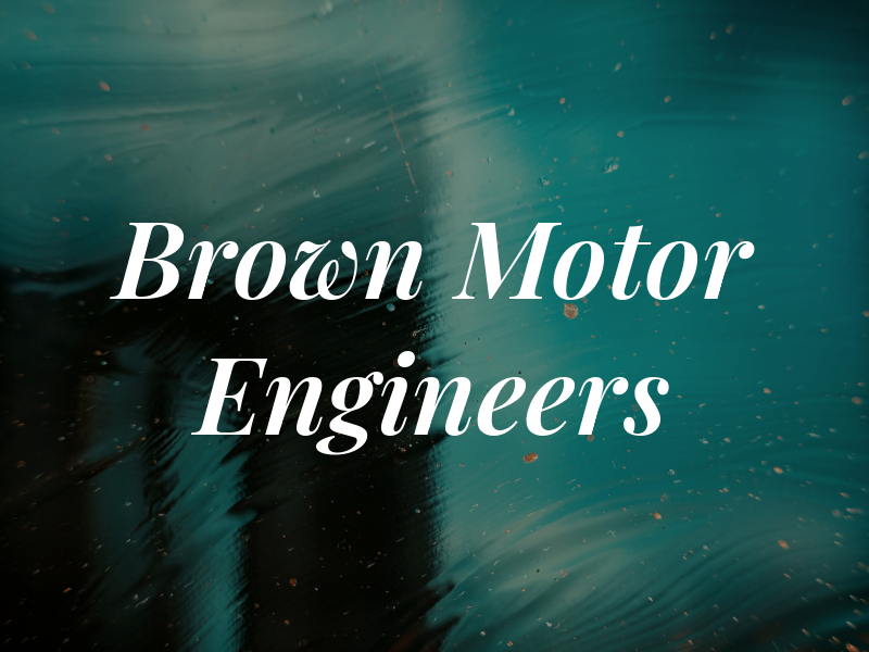 Ian Brown Motor Engineers