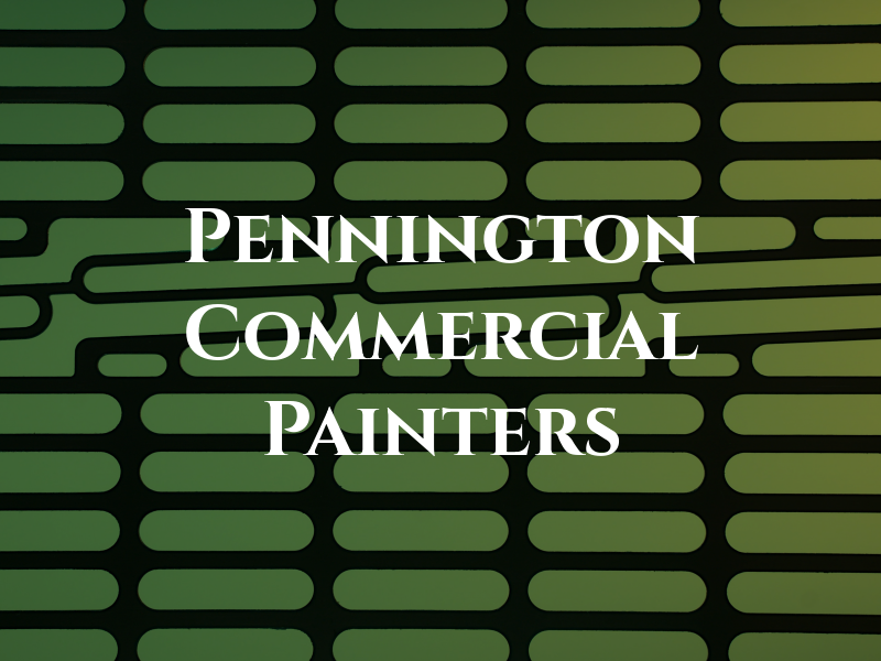 Ian Pennington Commercial Painters