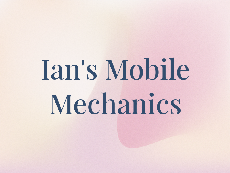 Ian's Mobile Mechanics