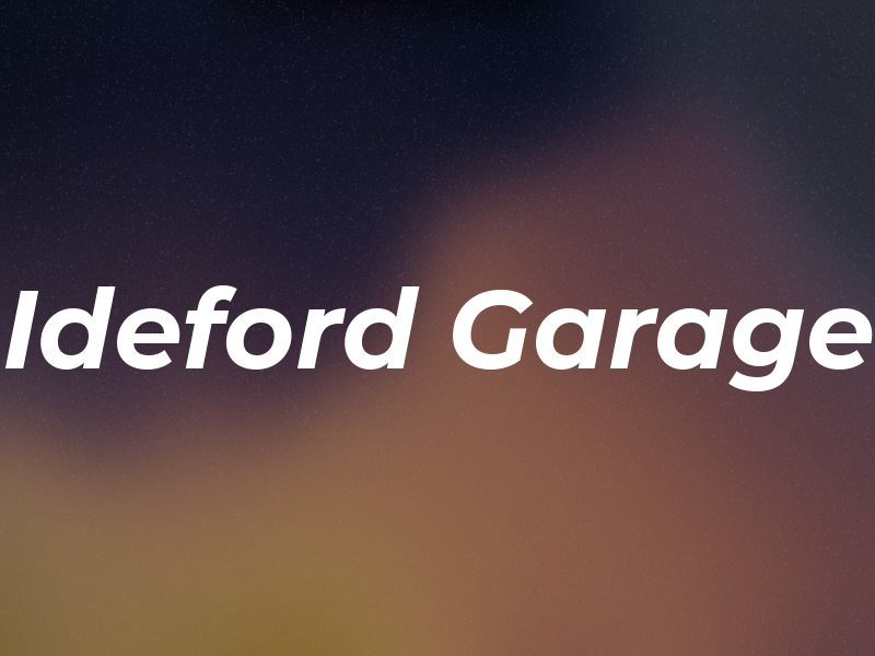 Ideford Garage