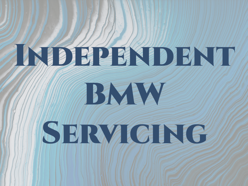 Independent BMW Servicing