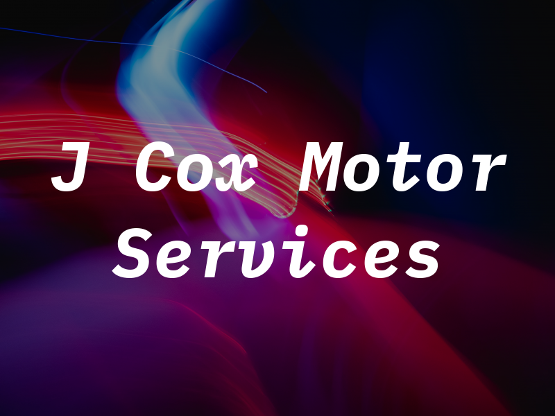 J Cox Motor Services