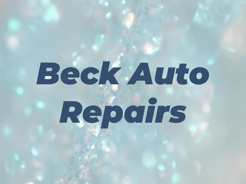 J Beck Auto Repairs