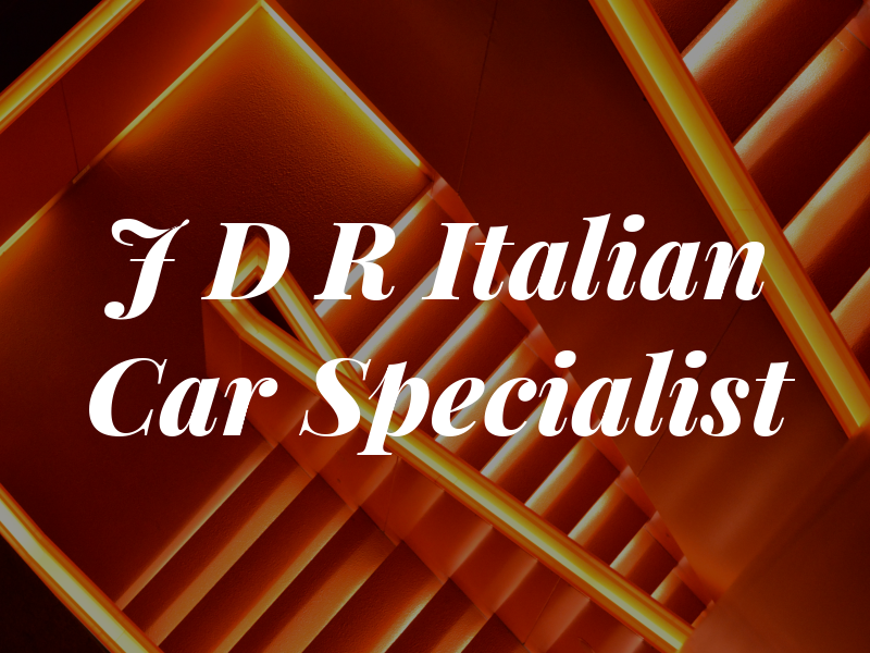J D R Italian Car Specialist