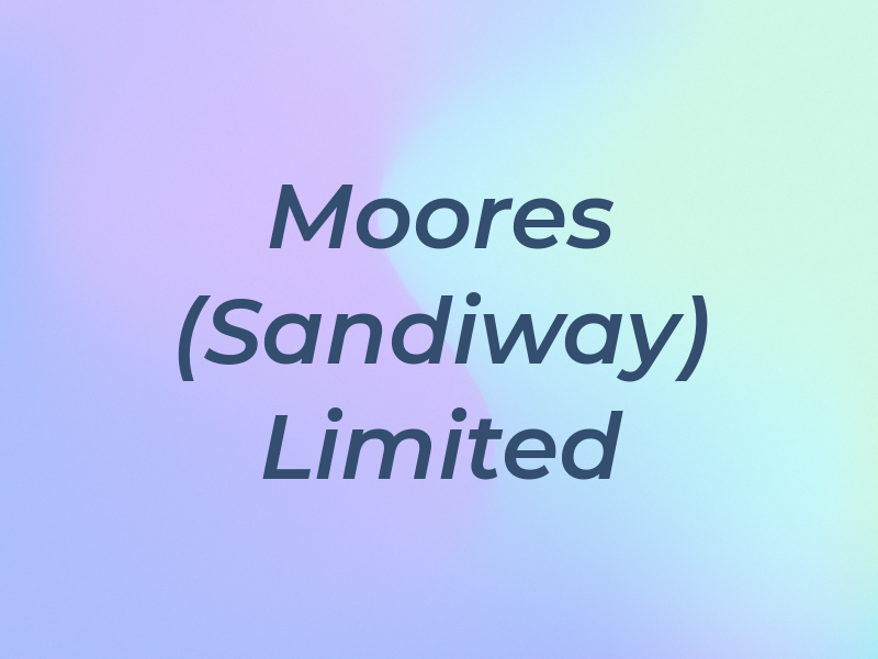 J P Moores & Co (Sandiway) Limited