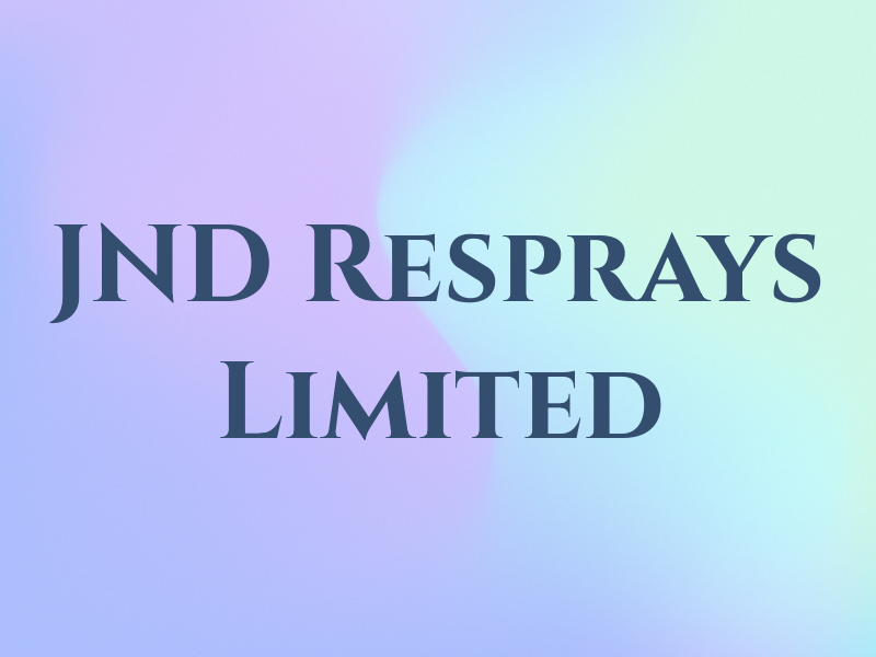 JND Resprays Limited