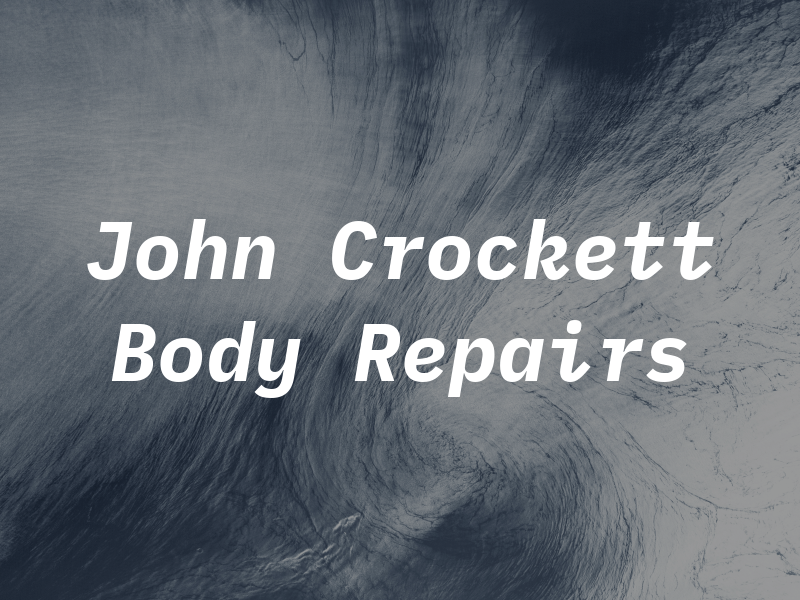 John Crockett Car Body Repairs