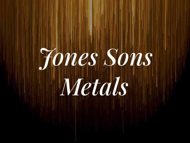 Jones & Sons Metals Ltd