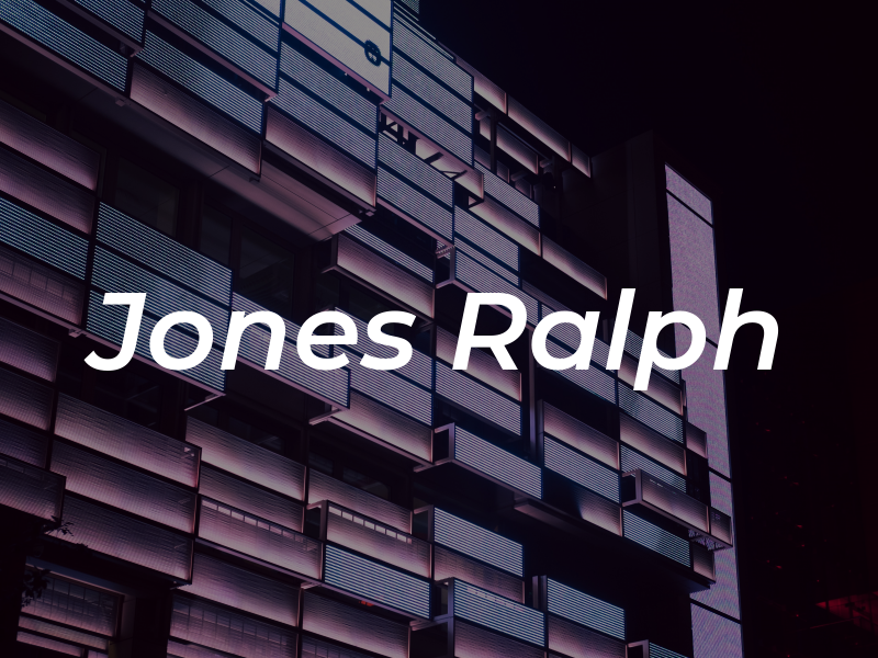 Jones Ralph