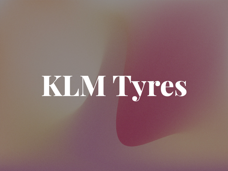 KLM Tyres