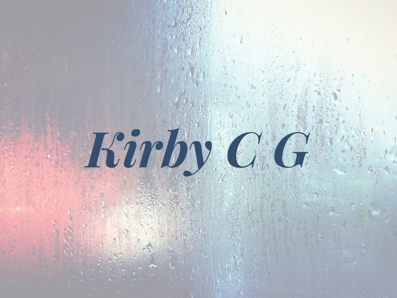 Kirby C G