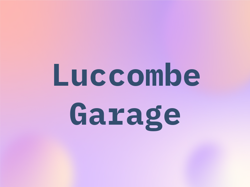 Luccombe Garage
