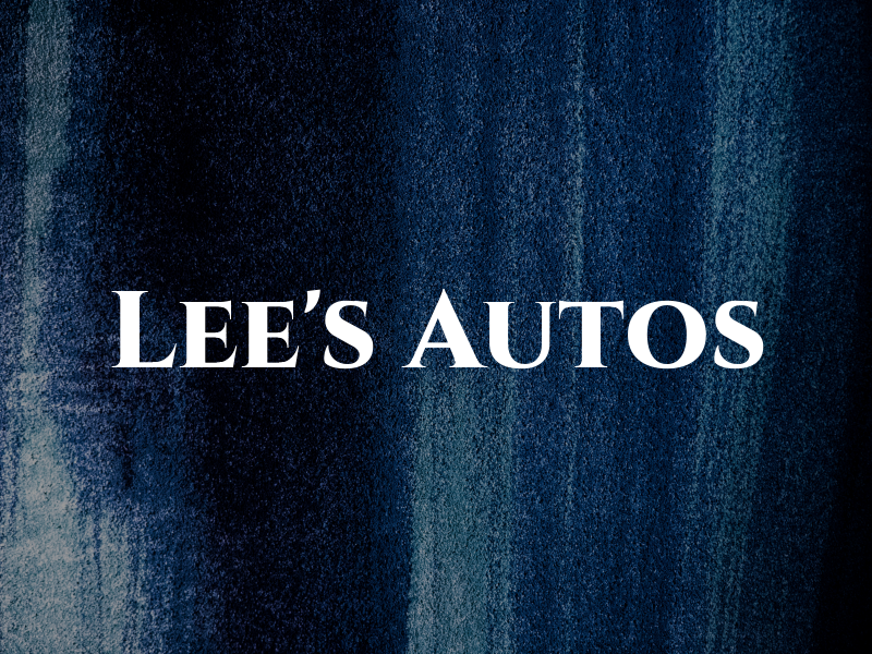 Lee's Autos