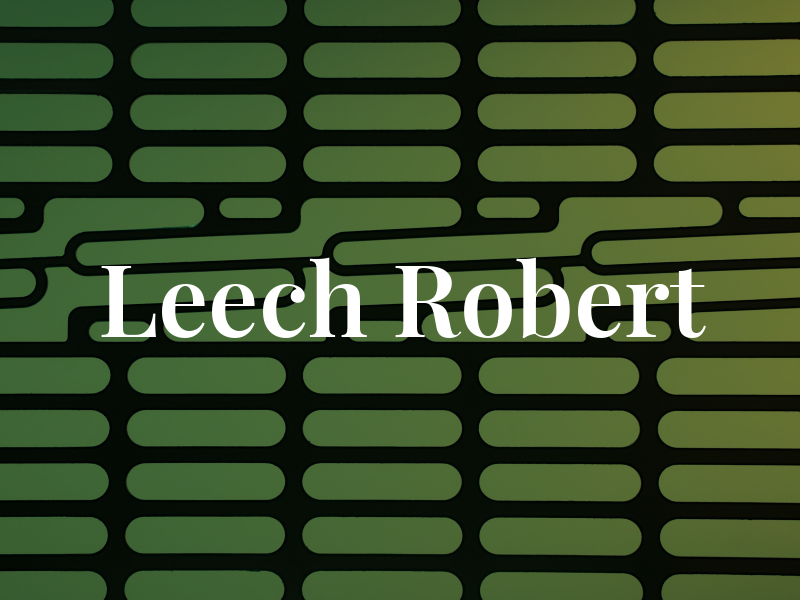 Leech Robert