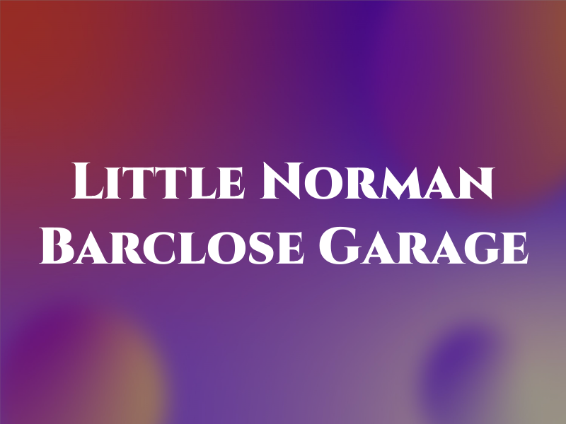 Little Norman At Barclose Garage